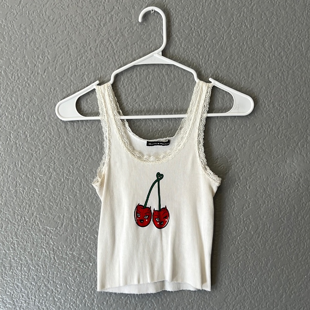 Small Brandy Melville cherry tank